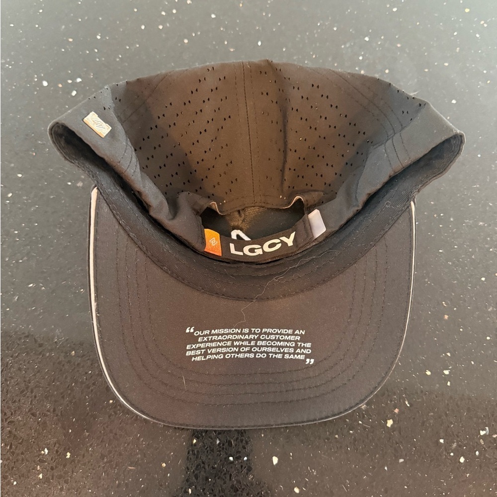 Black Baseball Legacy Cap with Logo - Picture 4 of 4